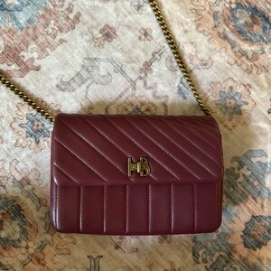Henri Bendel Oxblood 712 Crossbody Wallet